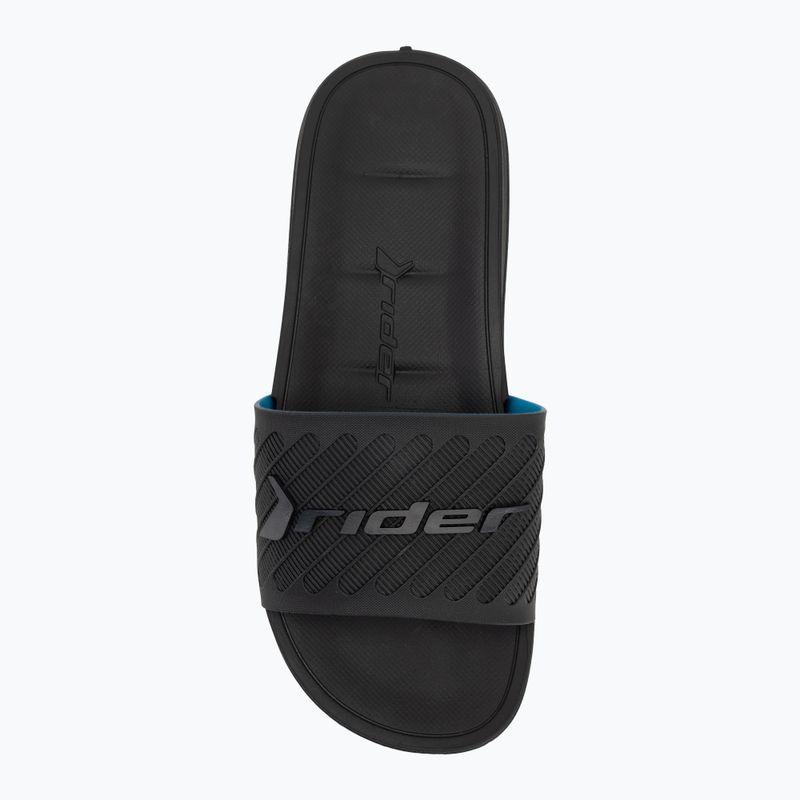 Шльопанці чоловічі RIDER Free II Slide black/blue 5