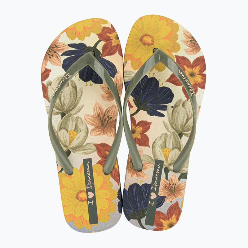 Шльопанці жіночі Ipanema Verao Tropical beige/green 2