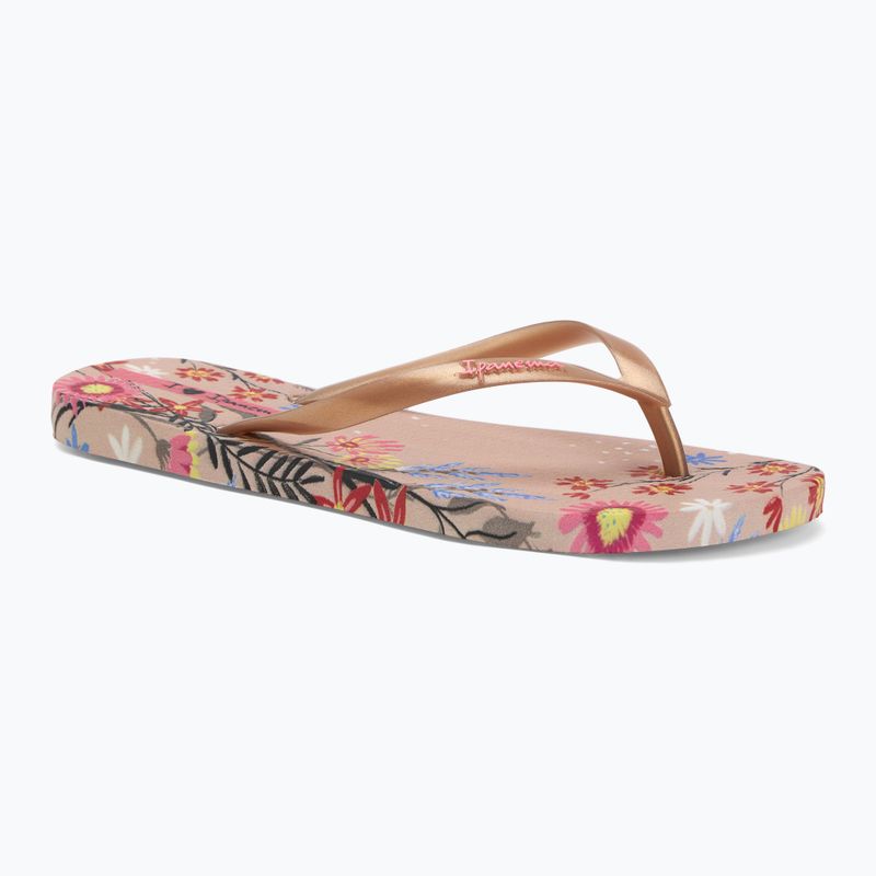 Шльопанці жіночі Ipanema Verao Tropical beige/gold