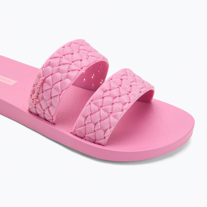 Шльопанці жіночі Ipanema Renda II pink/pink/glitter pink 7