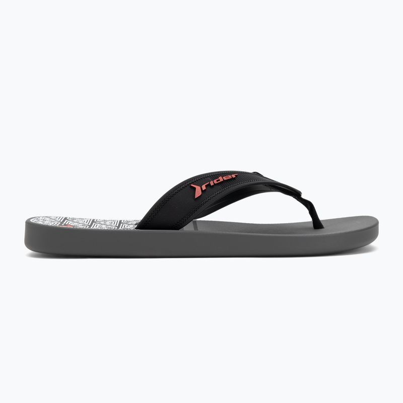 В'єтнамки чоловічі RIDER Impulse Graphic dark grey/black/red 2