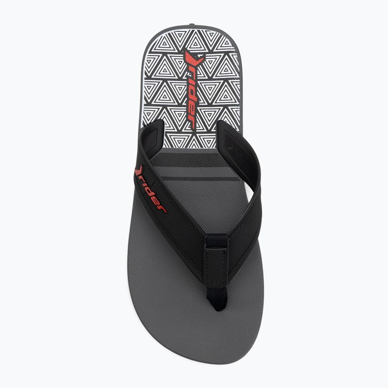 В'єтнамки чоловічі RIDER Impulse Graphic dark grey/black/red 5