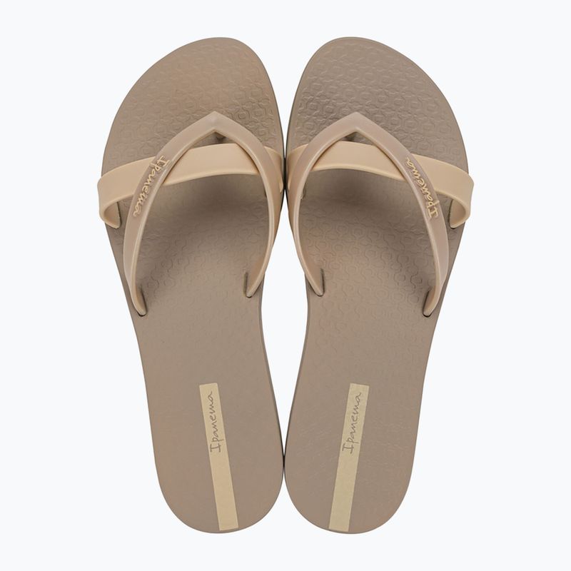 В'єтнамки жіночі Ipanema Kirei beige/metallic beige 2