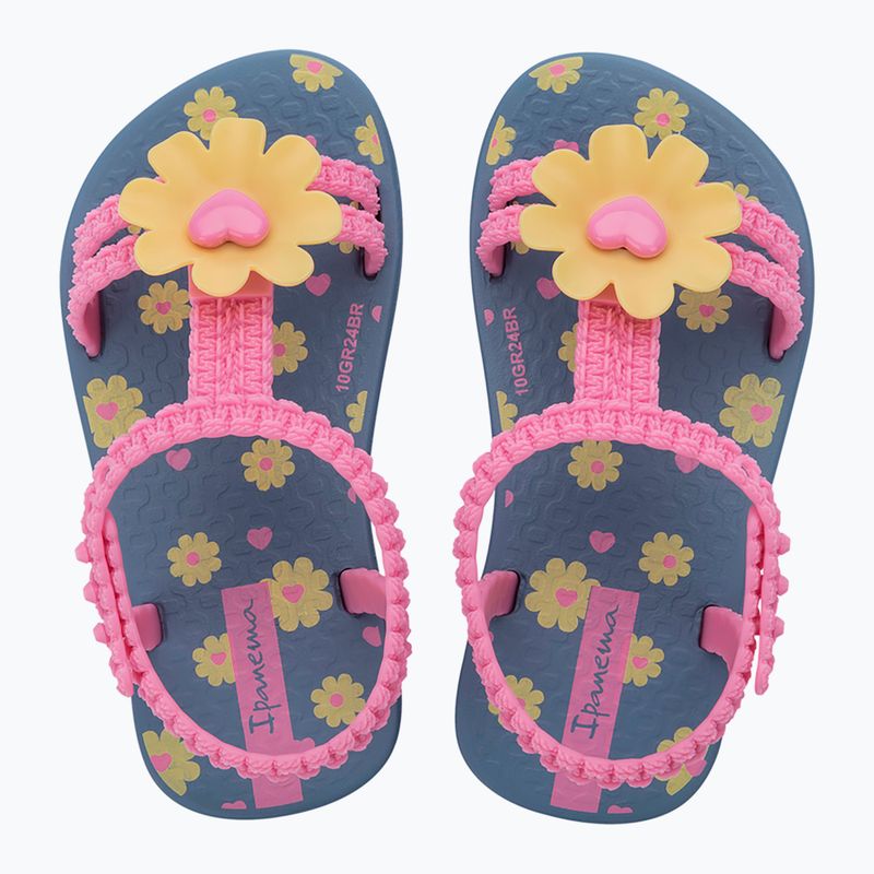 Босоніжки Ipanema Daisy Baby сині/рожеві/жовті 2