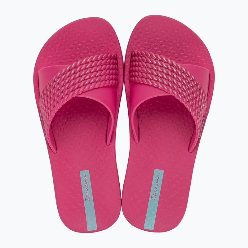 Шльопанці дитячі Ipanema Street Kids pink/dark pink/green 2