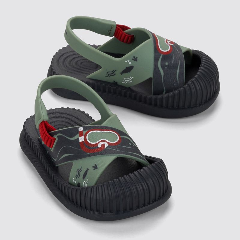 Сандалі дитячі Ipanema Fun Sea Baby grey/green 3