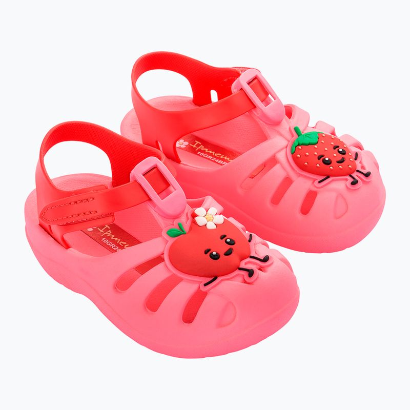 Босоніжки Ipanema Summer XIV Baby темно-рожеві/червоні