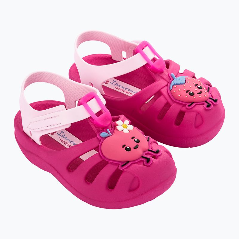 Сандалі дитячі Ipanema Summer XIV Baby dark pink/light pink