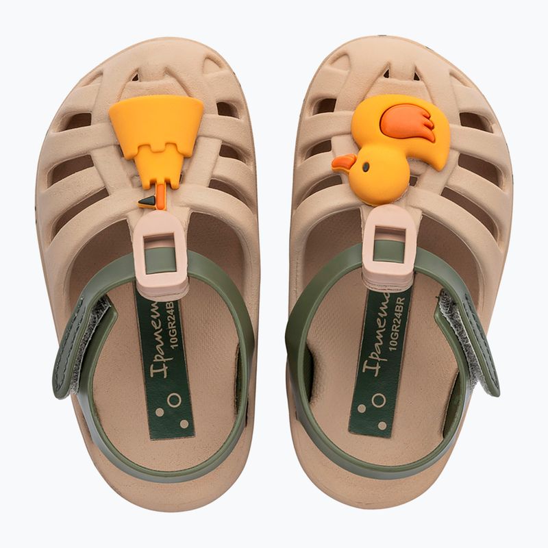 Сандалі дитячі Ipanema Summer XV Baby light beige/green/yellow 2