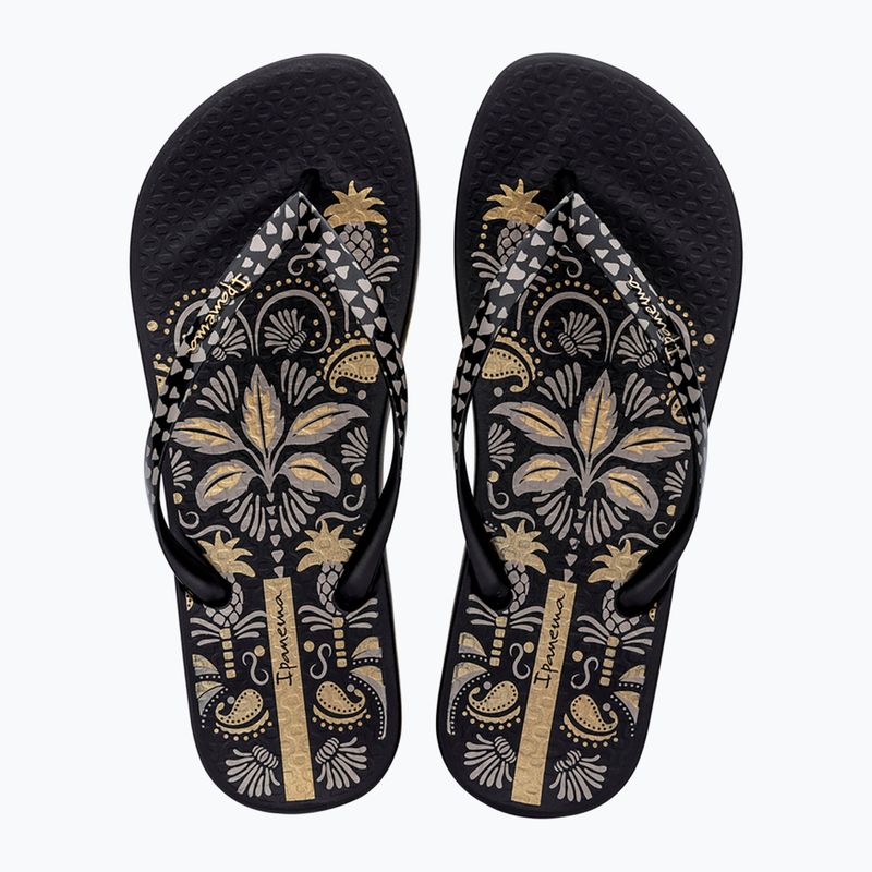 В'єтнамки жіночі Ipanema Anat Nature VIII black/black/gold 2