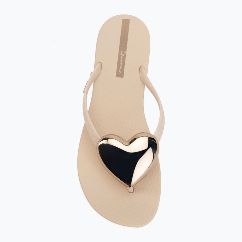 В'єтнамки жіночі Ipanema Maxi Fashion beige/gold 5