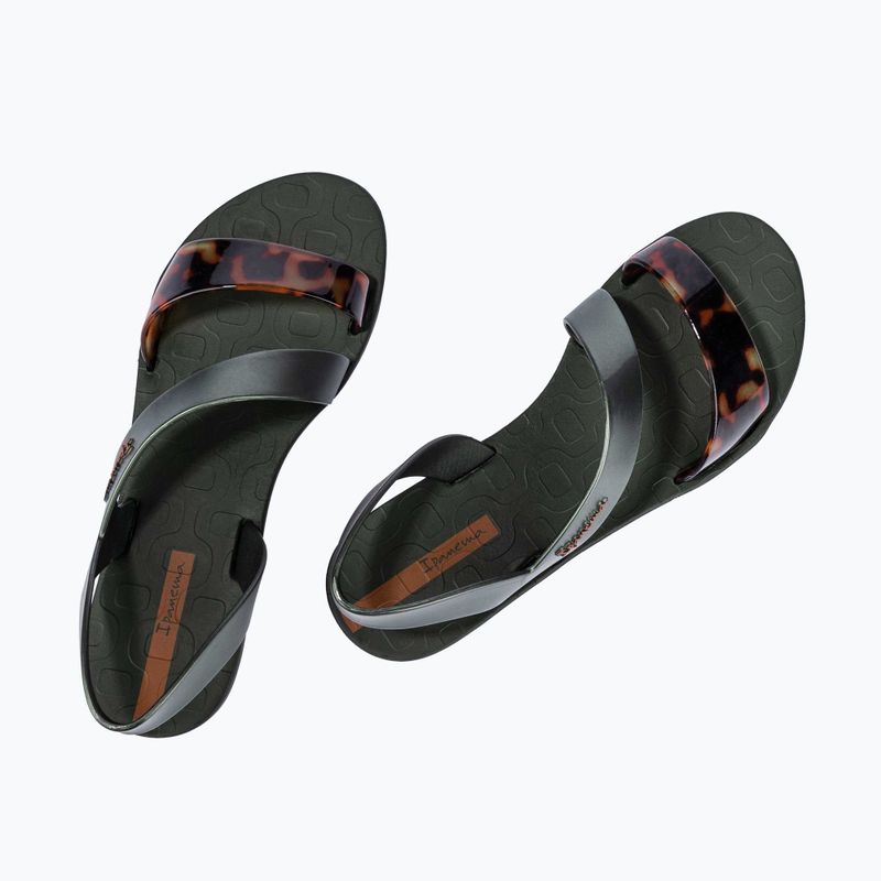 Сандалі жіночі Ipanema Vibe green/turtle/brown 3