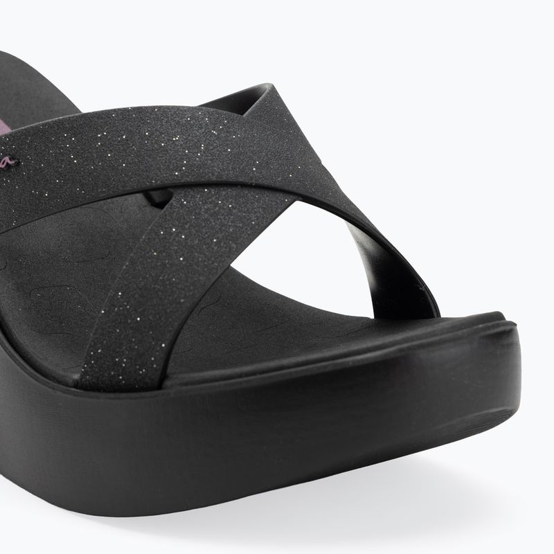 Шльопанці жіночі Ipanema High Fashion II Slide black/glitter black/lilac 7