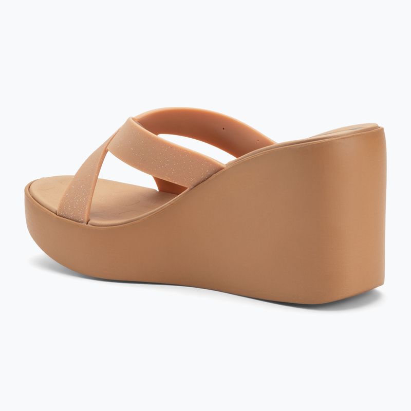 Шльопанці жіночі Ipanema High Fashion II Slide beige/glitter beige/green 3