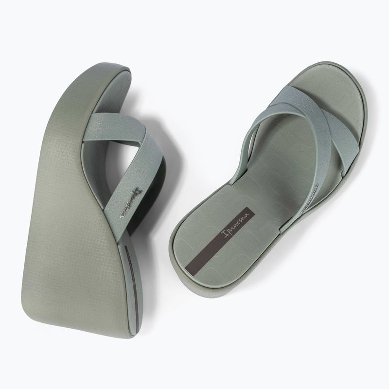 Шльопанці жіночі Ipanema High Fashion II Slide green/glitter green/grey 3