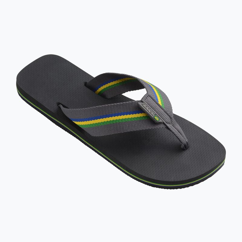 Чоловічі шльопанці Havaianas Urban Brasil нові графітові 8