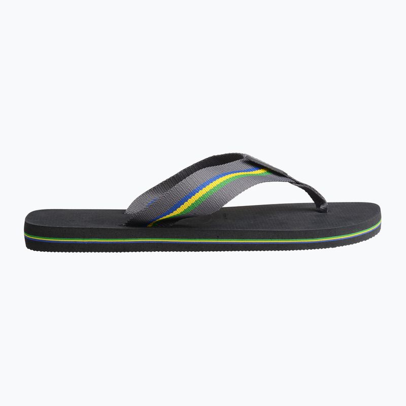 Чоловічі шльопанці Havaianas Urban Brasil нові графітові 9