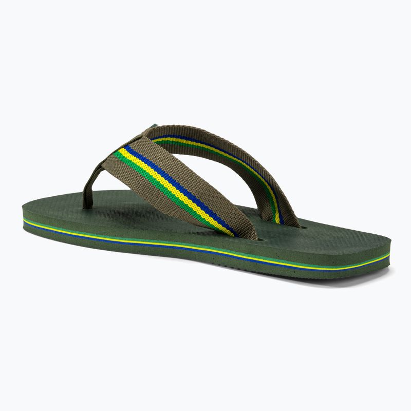 Чоловічі шльопанці Havaianas Urban Brasil оливково-зелені 3