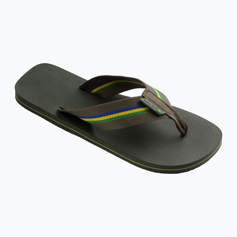 Чоловічі шльопанці Havaianas Urban Brasil оливково-зелені 8