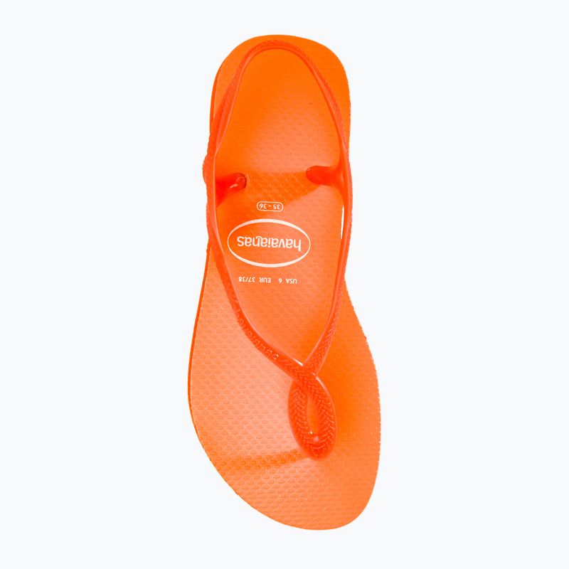 Жіночі босоніжки Havaianas Luna Neon захід сонця помаранчеві 5