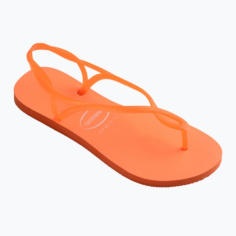 Жіночі босоніжки Havaianas Luna Neon захід сонця помаранчеві 8