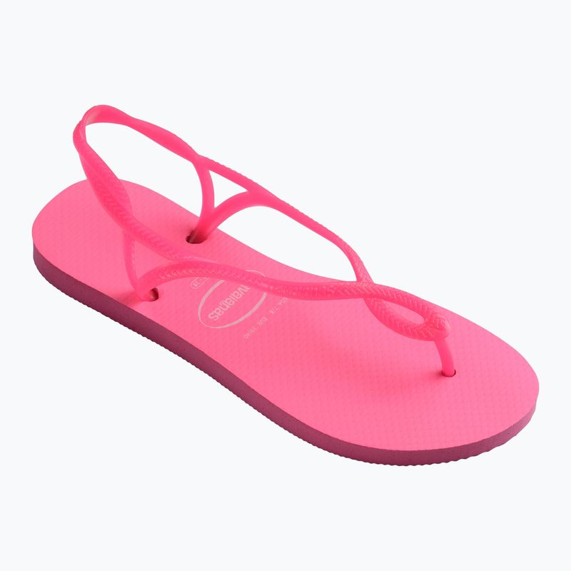 Жіночі босоніжки Havaianas Luna Neon рожевий флюс 8