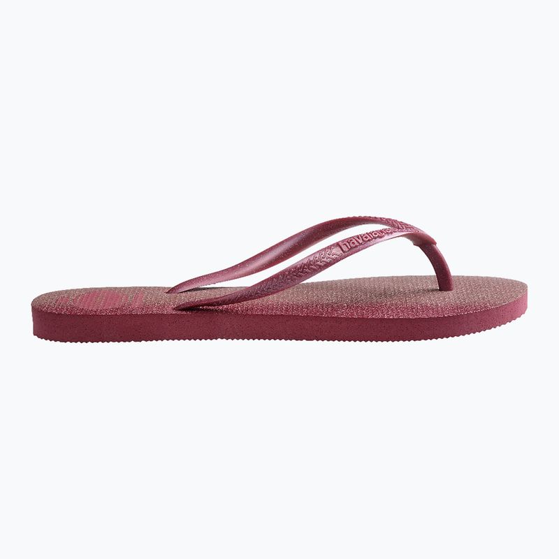 В'єтнамки жіночі Havaianas Slim Gloss amaranth 2