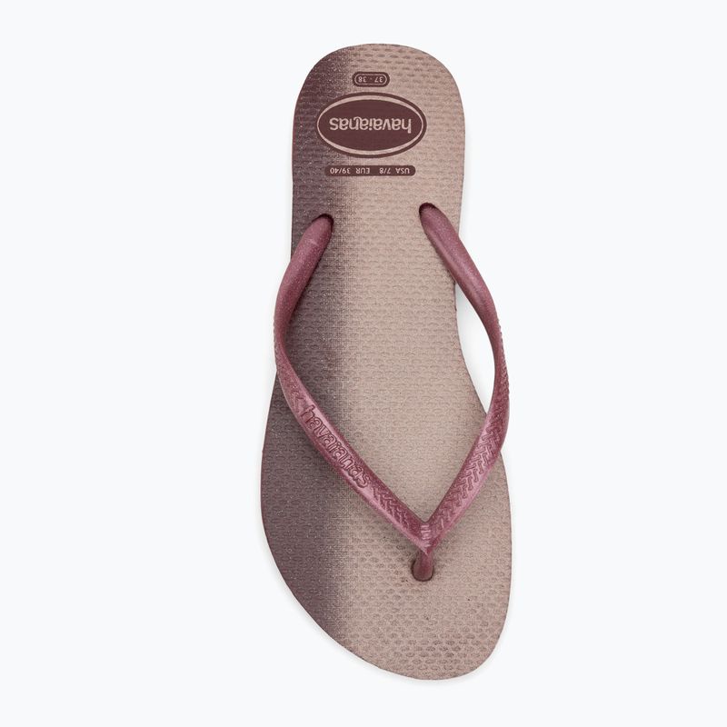 В'єтнамки жіночі Havaianas Slim Gloss amaranth 5
