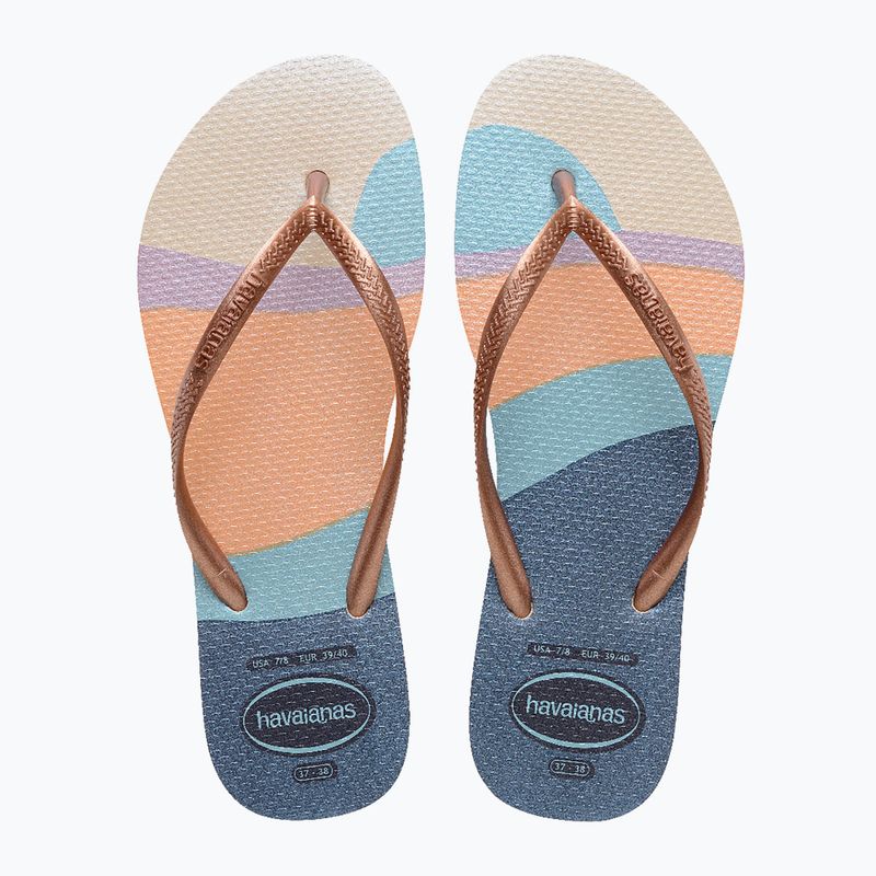 В'єтнамки жіночі Havaianas Slim Palette Glow beige 4