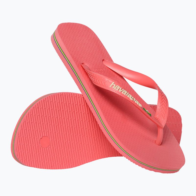 В'єтнамки Havaianas Brasil Logo tropical coral 6