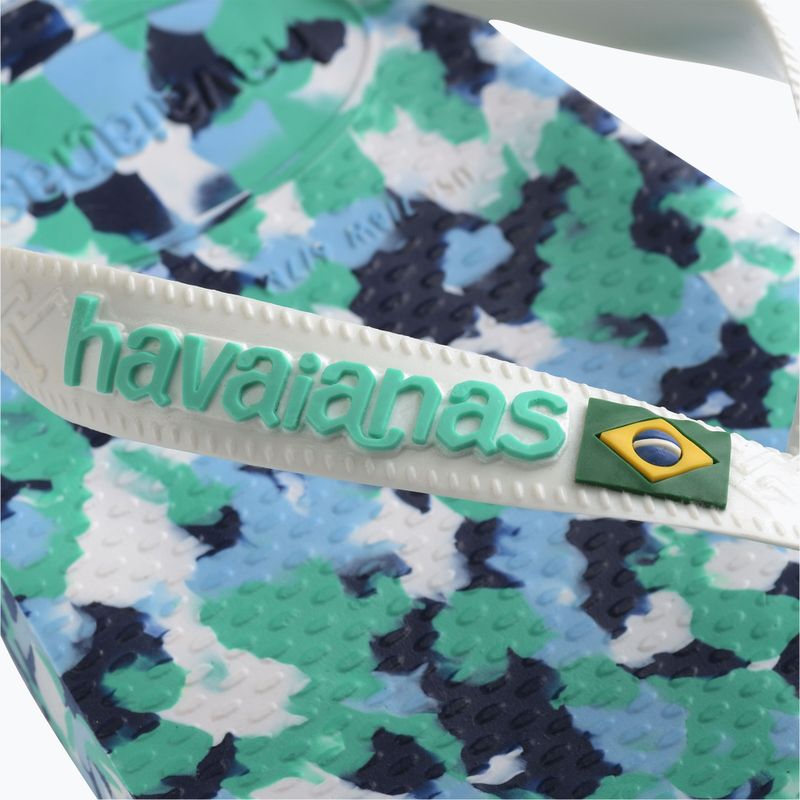 Шльопанці Havaianas Brasil Tech II лавандово-блакитні 12