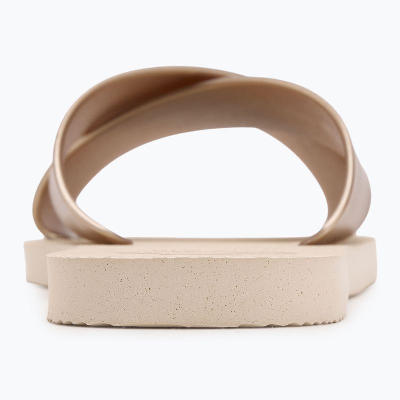 Шльопанці жіночі Havaianas Aqua Metallic beige 6