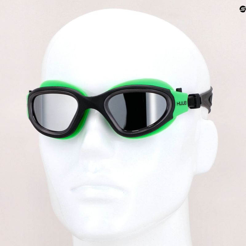 Окуляри для плавання HUUB Aphotic Polarised & Mirror green polarised A2-AGG 7