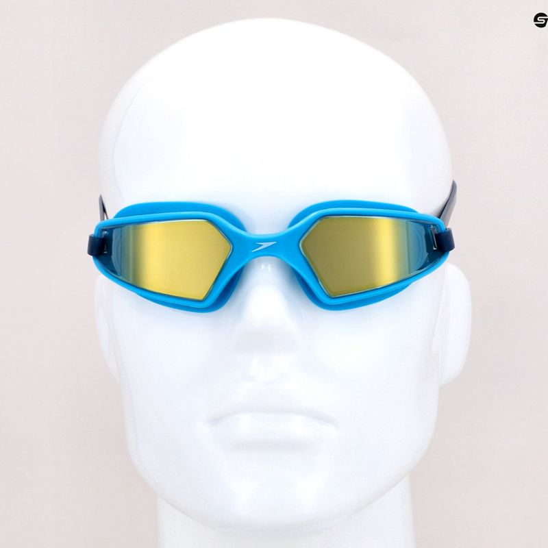 Окуляри для плавання дитячі Speedo Hydropulse Mirror Junior navy/blue bay/yellow gold 68-12269D656 7