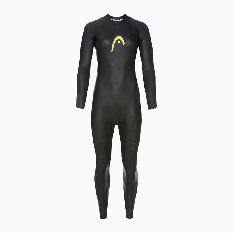 Жіночий гідрокостюм для триатлону HEAD Ow Free 3.2 чорний/жовтий 2