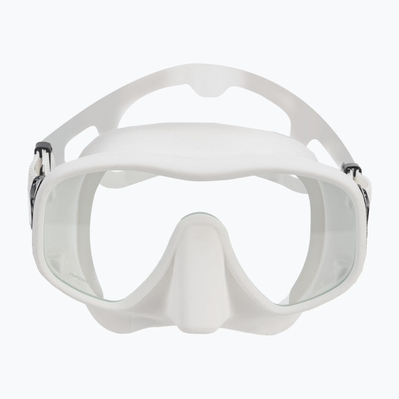 Маска для дайвінгу Mares Jupiter біло-чорна 411057 2