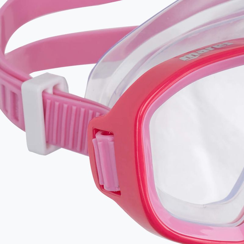Маска для підводного плавання Mares Puffer pink pink/clear 3
