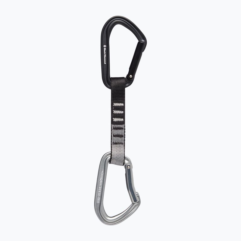 Експрес для скелелазіння Black Diamond Hotforge Quickdraw 12cm light gray