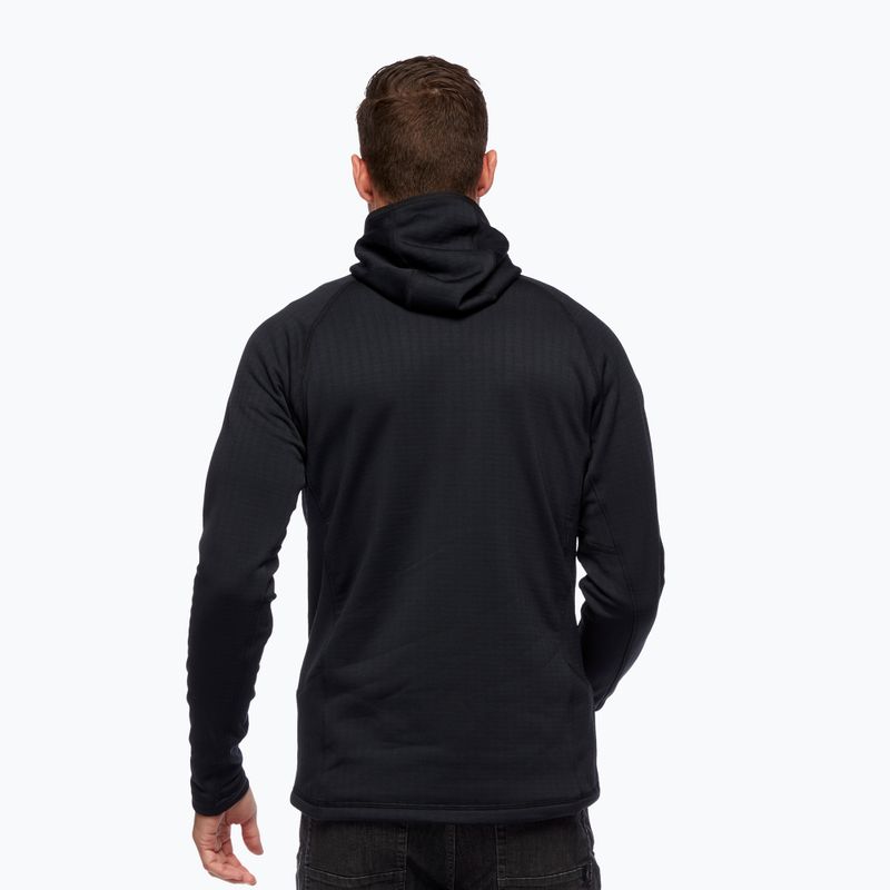 Кофта трекінгова чоловіча Black Diamond Factor Hoody black 2