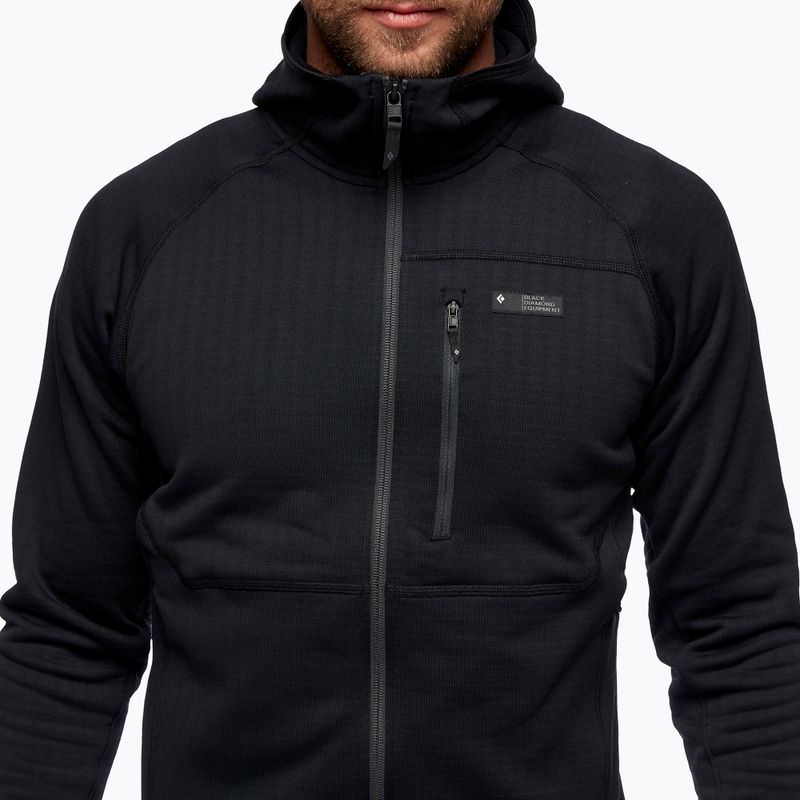 Кофта трекінгова чоловіча Black Diamond Factor Hoody black 3