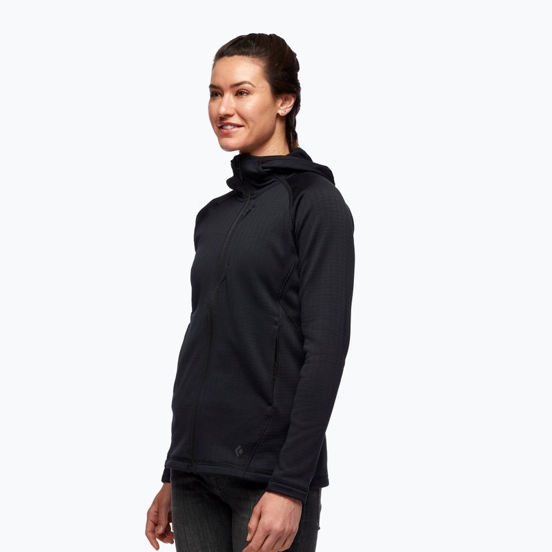 Кофта трекінгова жіноча Black Diamond Factor Hoody black 3