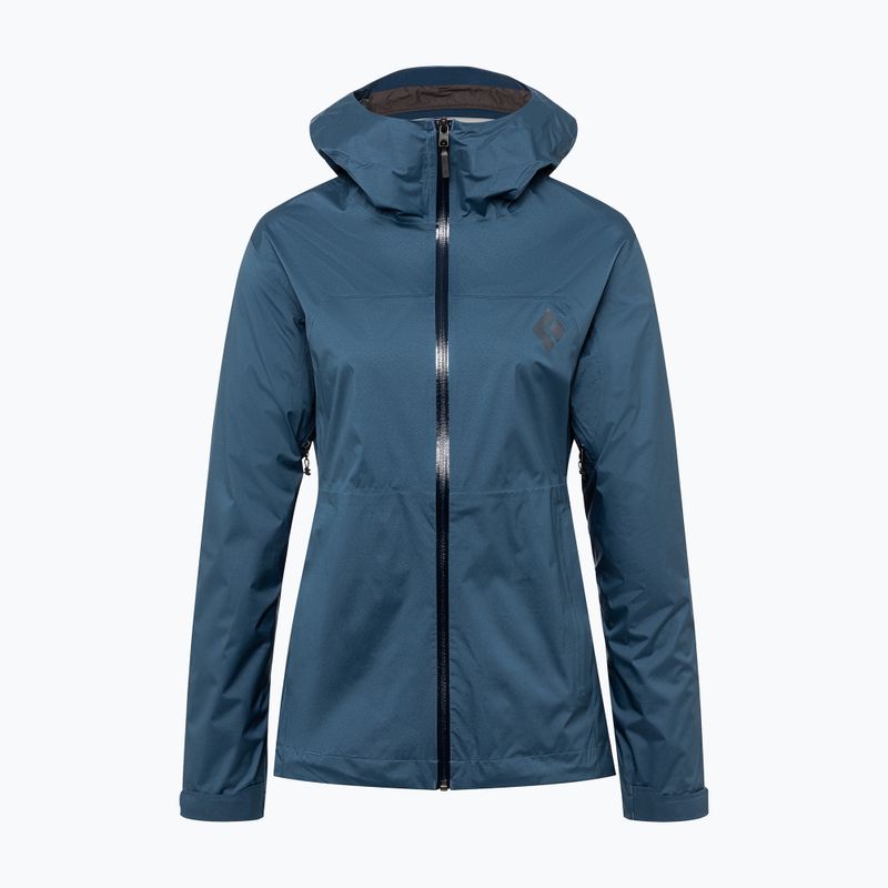 Куртка дощовик жіноча Black Diamond Stormline Stretch ink blue 6