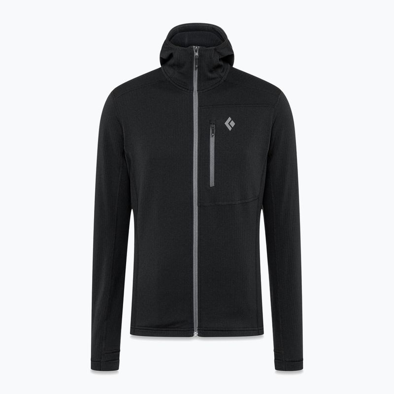 Кофта трекінгова чоловіча Black Diamond Coefficient Fleece Hoody black 5