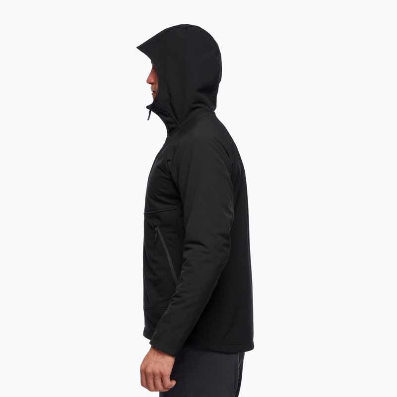 Куртка софтшел чоловіча Black Diamond Element Hoody black 2