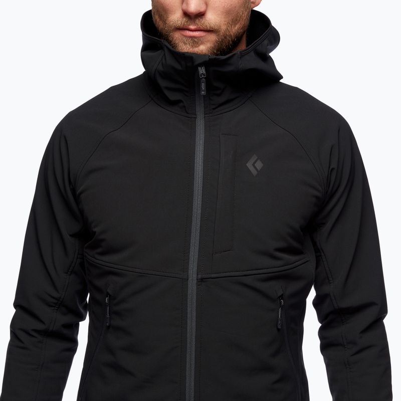 Куртка софтшел чоловіча Black Diamond Element Hoody black 4