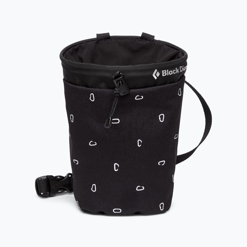 Мішок для магнезії Black Diamond Gym black carabiner print
