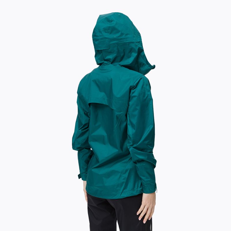 Куртка дощовик жіноча Black Diamond Treeline sea pine 4