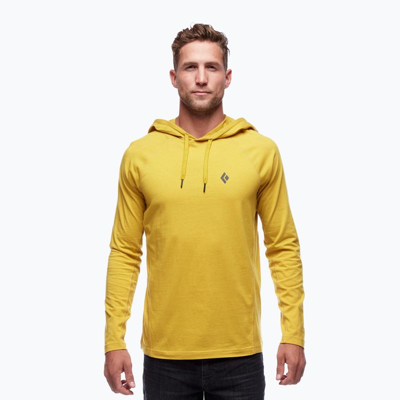 Кофта трекінгова чоловіча Black Diamond Crag Hoody sulphur 2