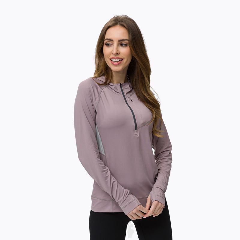 Кофта трекінгова жіноча Black Diamond Alpenglow Pro Hoody wood violet