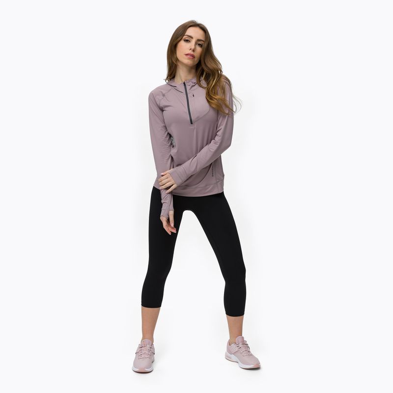 Кофта трекінгова жіноча Black Diamond Alpenglow Pro Hoody wood violet 2